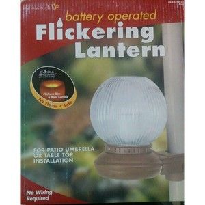 Paradise Northern Intl. Parasol Lantern With Candle With Adaptable Mounting Rust